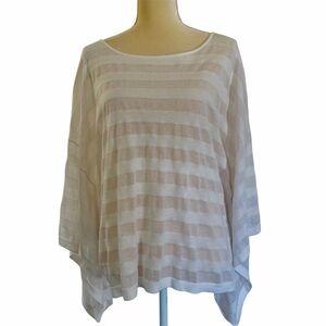 Tommy Bahama‎ White Kimono Swim Cover up Shirt - size L/XL